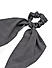 ToniQ Trendy Set Of 2 Black and Pink Printed Hair Scarf Scrunchie For Women