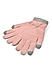 ToniQ Women Pretty Pink Winter Crochet Knit Gloves