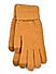ToniQ Women Beige Brown Winter Crochet Knit Gloves