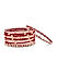  Ethnic Indian Traditional Gold and Red Set Of 12 Bangles