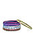  Ethnic Indian Traditional Set Of 10 Multicolor Thread Work Bangles For Women