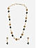 Fida Attractive Green Gold Plated Floral Pearl Fusion Wear Alloy Jewellery Set For Women