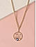 Evil Eye Gold Plated Charm Pendant Necklace