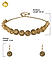 Stones Gold Plated Jewellery Set