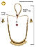 Ruby Emrald Gold Plated Coin Jewellery Set 
