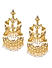 Gold Tone Contemporary Drop Earrings For Women