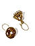 Beads Gold Plated Small Jhumka Earring