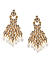 Gold Toned Contemporary Ethnic Traditional Drop Earrings For Women
