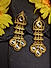 Antique Kundan Gold Plated Drop Earrings