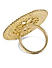 Women Gold-Toned Blooming Finger Ring