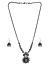 Women Silver-Toned Contemporary Necklace and Earring Set