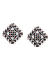 Multicolor Silver Plated Oxdised Enamelled Stud Earring