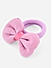 ToniQ Kids Monochrome purple bunny ear Hair Band and Bunny ear Rubber Band Gift set (set of 2)
