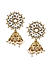 Kundan Beads Gold Plated Jhumka Earring
