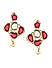 Pearls Ruby Kundan Gold Plated Jewellery Set