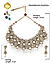 Kundan Pearls Gold Plated Floral Jewellery Set