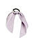 Toniq Purple Pearl Embellished Satin Scarf RubberBand For Women