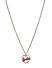 Barbie™ Limited Edition  Pink Enamel Heart Charm Link Chain Necklace