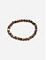 The Bro Code Green & Brown Multi Beads Stretchy Elastic Adjustable Set of 3 Bracelet For Men