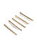 Toniq Gold You Shine Set Of 5 Stone Embellished Hair Clips/Pins For Women