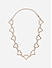 Toniq Gold Plated Multi Heart Shape Fusion Wear Alloy Choker Necklace For Women