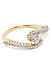 Women Gold-Toned Circlet Miracle Ring