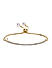 Gold-Toned Metal Gold-Plated Bangle-Style Bracelet