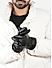 The Bro Code Black Special Winter Seasonal Wear PU Material Gloves For Men 