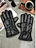 The Bro Code Black Special Winter Seasonal Wear PU Material Gloves For Men 