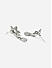 Fida Charming Silver Plated Floral American Diamond Studded Party Wear Alloy Jewellery Set For Women