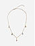 Toniq Casual Gold Plated Charms With Artificial Stone Studded Stack Choker set of 4 Pcs Necklace Set For Women