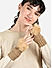 Toniq winter Touch Screen Attractive Tan  Special Seasonal Wear Fur Glove Pair For Women