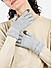 Toniq Appealing Grey  Special Winter  Seasonal Wear Synthetic Wool Glove For Women Pair