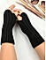 Toniq winter Touch Screen  Cute Black  Special Seasonal Wear Synthetic Wool Glove Pair For Women