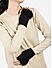 Toniq Sightly Black  Special Winter  Seasonal Wear Fur Glove For Women Pair