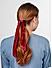 ToniQ Maroon Velvet Bow Hair Scrunchie For Women