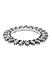 Women Silver-Toned Oxidised Izra Kada Bangle