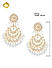 Kundan Pearls Gold Plated Layered Chandbali Earring