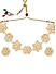 Kundan Beads Gold Plated Geometric Star Jewellery Set 