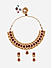 Ruby Gold Plated Antique Jewellery Set