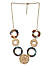 Multicolored Circular Geometric Necklace For Women