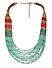 Multicolored Beaded Layered Necklace For Women