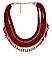 Red Braided Necklace For Women