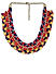 Multicolored Braided Necklace For Women