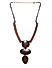 Brown Wooden Geometric Necklace For Women