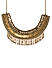 Gold Tone Beaded Necklace For Women