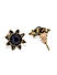 Blue Floral Stud Earring For Girls