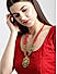 Gold-Toned Red Mor Necklace