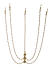 Gold-Toned Off-White Beaded Enamelled Reversible Matha Patti