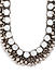 Mirror Ghungroo Silver Plated Oxidised Choker Necklace